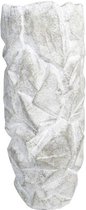 Bloempot - Deco Vaas "Rock" - betonlook - 90 cm hoog, diameter 38 cm