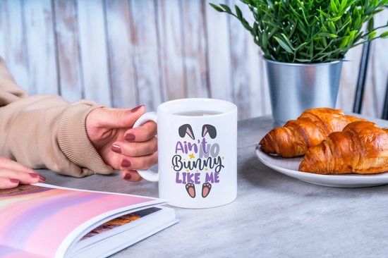 Tasse de Pâques AintNoBunnyLikeMe | Cadeau de Pâques | Pâques | Décoration de Pâques | Décoration de Pasen | Cadeaux drôles | Tasse de café | Gobelet à café | Tasse à thé | Tasse de thé