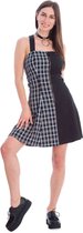 Banned Korte jurk -S- DEATH CHECK Zwart