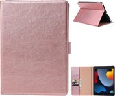 iPad 10.2 2019/2020/2021 Hoes Roze Goud - Premium iPad 2021 Hoesje van Vegan Leer - Apple iPad 10.2 Case - Luxe iPad 10.2 Cover