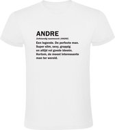 Andre Heren t-shirt | jarig | verjaardagkado | verjaardag kado | grappig | cadeau | Wit