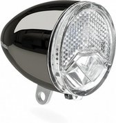 koplamp 606 Auto Retro 15 lux led dynamo zwart