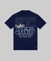 JORCUSTOM Awake Loose Fit T-Shirt - Navy - Volwassenen - Maat XL