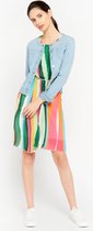 LOLALIZA Kraagloze jeansjas - Licht Blauw - Maat 38