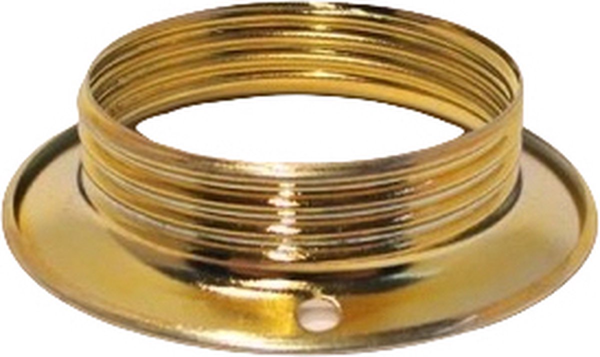 Ring voor E14 fitting - messing - met buitendraad