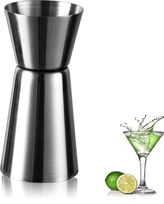 Luxe Barmaatje 15/30 ml - Bwa Commerce - Jigger - Maatbeker Cocktail -  Drankmaatje -... | bol.com