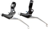 remgrepenset v-brake/cantilever 4-vinger zwart 2-delig