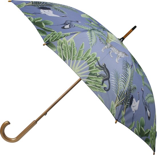 Paraplu jungle grijs
