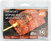 Unfinished German Vehicles Weathering Set - AK-Interactive - AK-11651