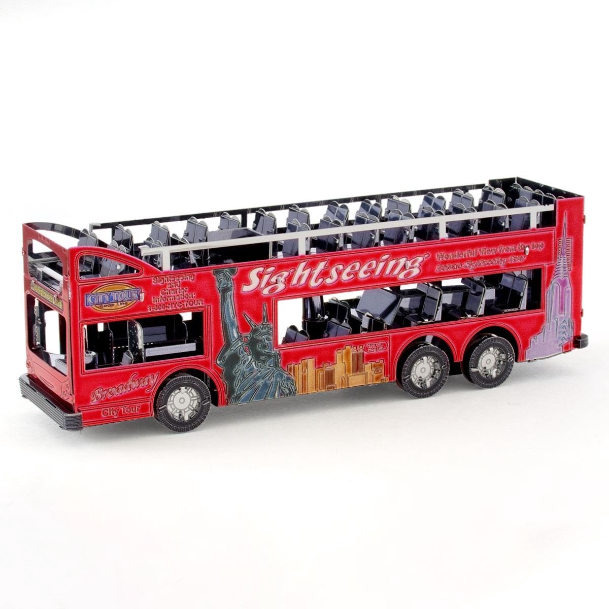 Metal Earth Big Apple Tour Bus Modelbouwset — afbeelding 6