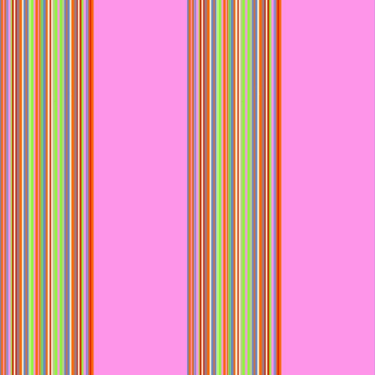 Wandbekleding - Strepen - Kinderkamer - Behang - Bluuming Affairs - 0,53 x 10,05 M.