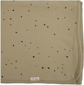 deken Crib Dots Sponge 70 x 100 cm katoen bruin