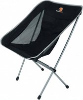 campingstoel Calais 49 x 25 x 64 cm aluminium zwart