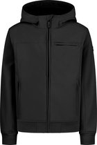 Ballin Amsterdam -  Jongens Regular Fit Softshell  Jas  - Zwart - Maat 152