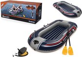 Bestway Treck X1 - opblaasboot - met peddels - 2 personen - blauw grijs