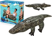 Bestway Krokodil - opblaasbaar zwembadspeelgoed - kind - 193x94 cm - groen