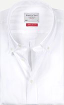 Steppin' Out Mannen  Steppin' Out Lente/Zomer 2022  ML7 Button down Mannen - Regular Fit - Katoen - Wit (L) Wit Katoen Maat: L