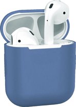 Coque pour Apple AirPods 1 et 2 - Bleu nuit - Coque en Siliconen Housse de Protection