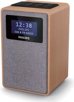 Philips TAR5005/10 DAB+/FM Radio Grijs/Hout