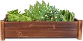 Luxiqo® Houten Plantenbak – Bloembak – Plantenbak Hout – Balkonbak – Verhoogd – Rechthoekig – 65 cm – Hout