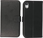 iPhone XR Hoesje - Book Case Telefoonhoesje - Kaarthouder Portemonnee Hoesje - Wallet Cases - Zwart