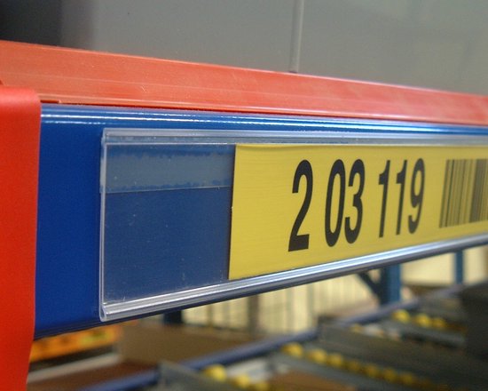 50Pcs 60X42Mm Clear Plastic Etikethouders, Pvc Teken Display Houder Prijs Tag Naam Kaarthouder Voor Supermarkt Winkel Kantoor Thuis