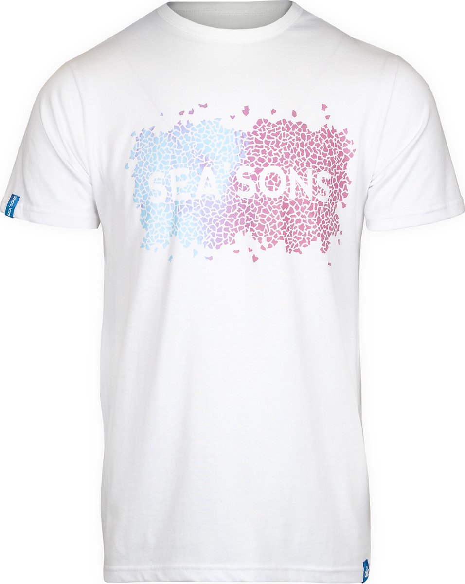 SEA'SONS - T-Shirt unisex - Kleurveranderend - Paars-Blauw - Maat M