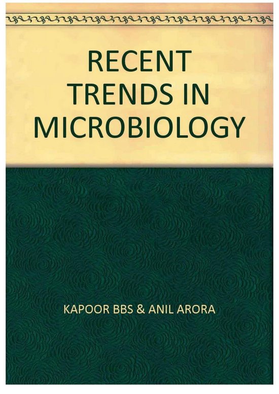 Recent Trends in Microbiology (ebook), S. B. S. Kapoor 9788186644416