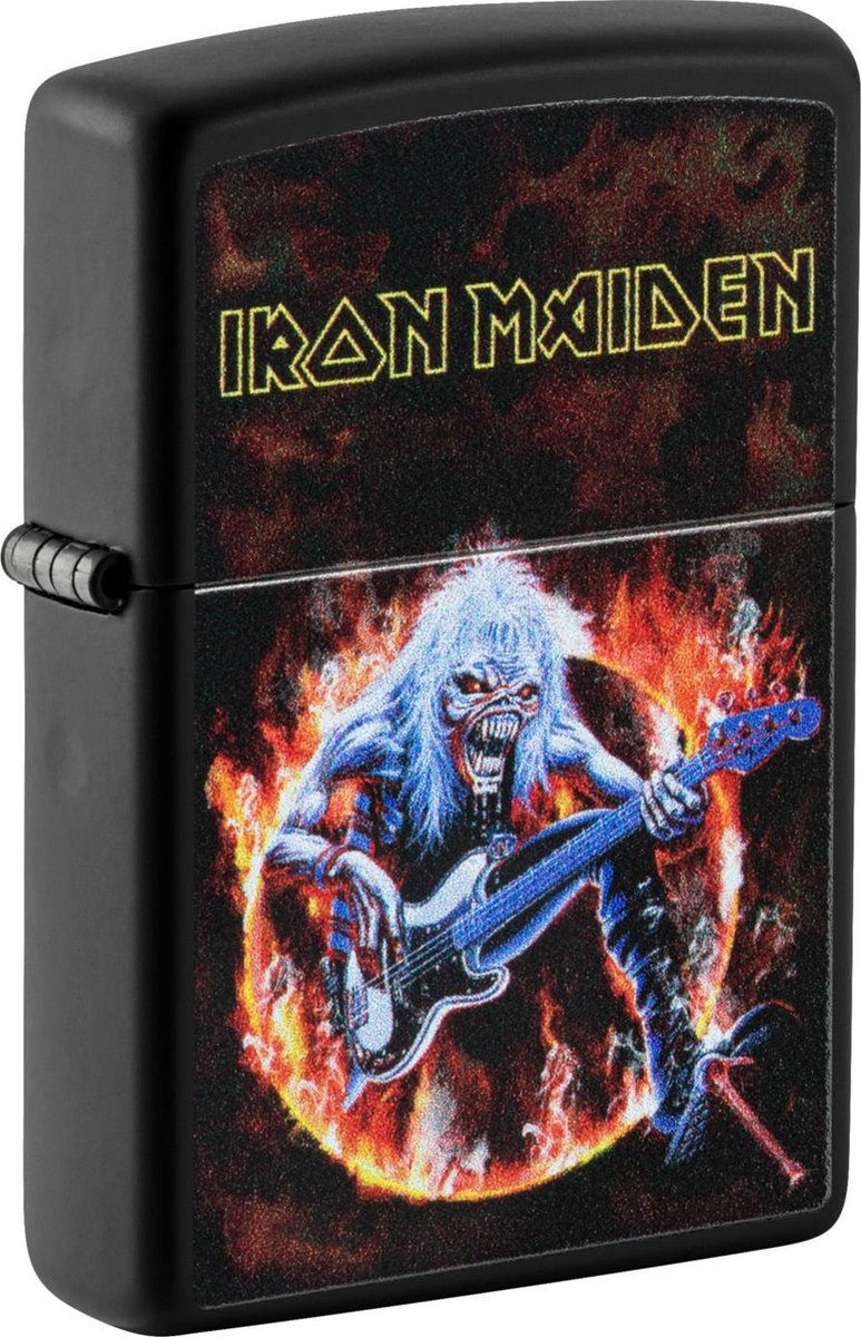 Aansteker Zippo Iron Maiden Guitar Fire