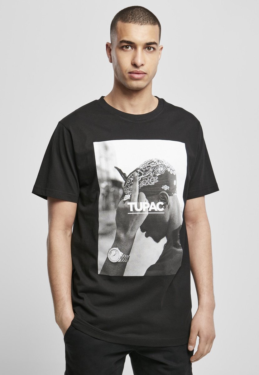 Mister Tee Tupac 2Pac F*ck The World Heren T-shirt M Zwart