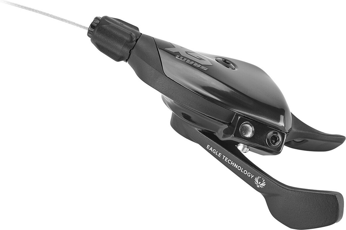 Levier Vélo Cross Country Levier De Vitesse SRAM XX1 Eagle - 12 Vitesses - Trigger - Couleur Lunaire - Pour VTT Short Shifter