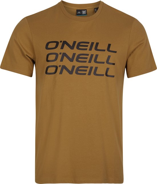 O'Neill T-Shirt Men Triple Stack Ss T-Shirt Dijon -A Xl - Dijon -A 100% Eco-Katoen Round Neck