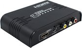 Composiet en S-video naar HDMI Omvormer – Full HD@60Hz - Ingebouwde versterkerfunctie - Allteq