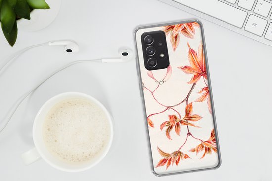 Coque Samsung Galaxy A33 5G - Érable du Japon - Automne - Vintage - Coque de téléphone en Siliconen