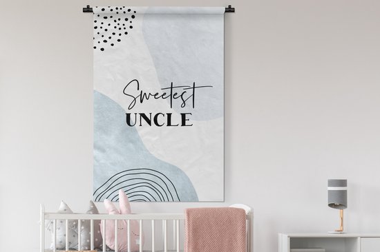 Tapisserie - Toile murale - Dictons - Oncle - Famille - Oncle - 90x135 cm - Tapisserie