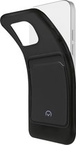 Mobilize Rubber Gelly Card Telefoonhoesje geschikt voor Samsung Galaxy A33 Hoesje Flexibel TPU Backcover met Pasjeshouder - Matt Black