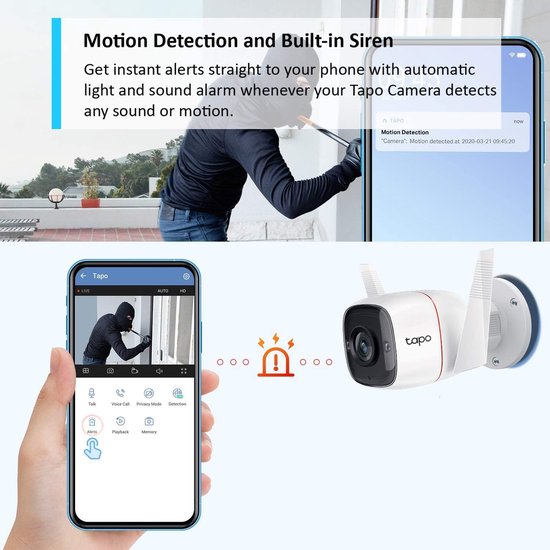 wifi-camera, outdoor, van Merkloos — afbeelding 2