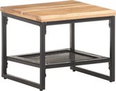 Bijzettafel 40x40x35 cm massief acaciahout
