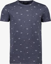 Unsigned heren T-shirt - Blauw - Maat 3XL