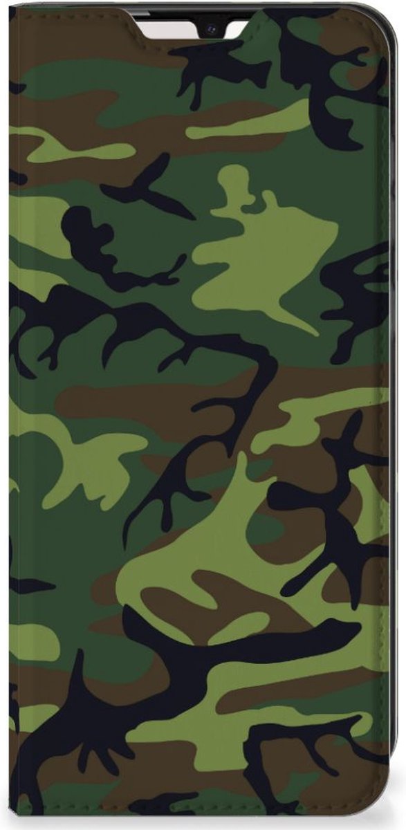 Samsung Galaxy A33 5G Hoesje met Magneet Army Dark