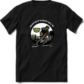 Coordinates T-Shirt | Mountainbike Fiets Kleding | Dames / Heren / Unisex MTB shirt | Grappig Verjaardag Cadeau | Maat XL