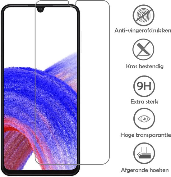 Coque Samsung A33 avec 2x protections d'écran - Coque Samsung Galaxy A33 - Coque Samsung A33 en Siliconen avec 2x protections d'écran - Lilas