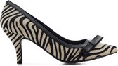 Andres Machado Zebra print pumps