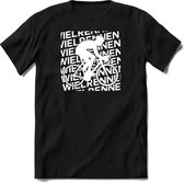 Wierlenner square fiets T-Shirt Heren / Dames - Perfect wielren Cadeau Shirt - grappige Spreuken, Zinnen en Teksten. Maat 3XL