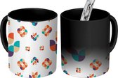 Magische Mok - Foto op Warmte Mokken - Koffiemok - Design - Abstract - Bloem - Magic Mok - Beker - 350 ML - Theemok