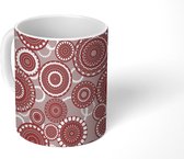 Mok - Koffiemok - Mandala - Patronen - Tandwielen - Mokken - 350 ML - Beker - Koffiemokken - Theemok