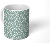 Mok - Koffiemok - Tak - Bloesem - Vintage - Patroon - Mokken - 350 ML - Beker - Koffiemokken - Theemok