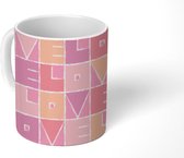 Mok - Koffiemok - Quotes - Patroon - Valentijn - Mokken - 350 ML - Beker - Koffiemokken - Theemok