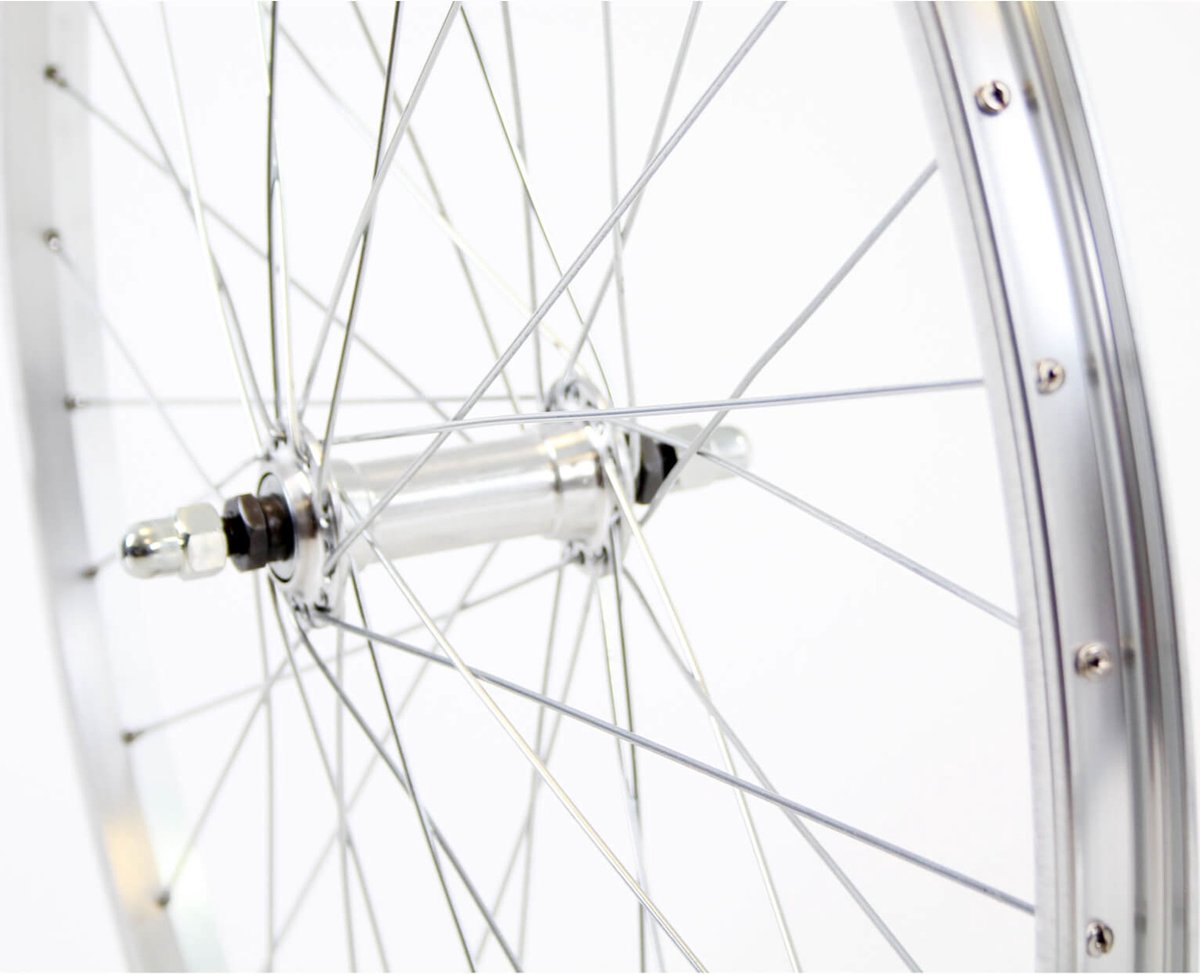 Roland voorwiel 26 x 1.75 vast Apex zilver zink spk