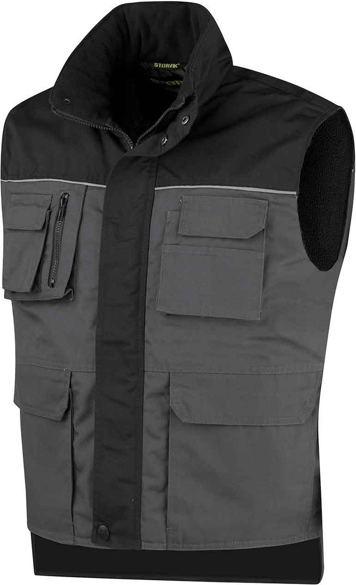 STØRVIK Marcus Bodywarmer Winddicht 4 seizoenen Heren - Maat 2XL - Antraciet Grijs